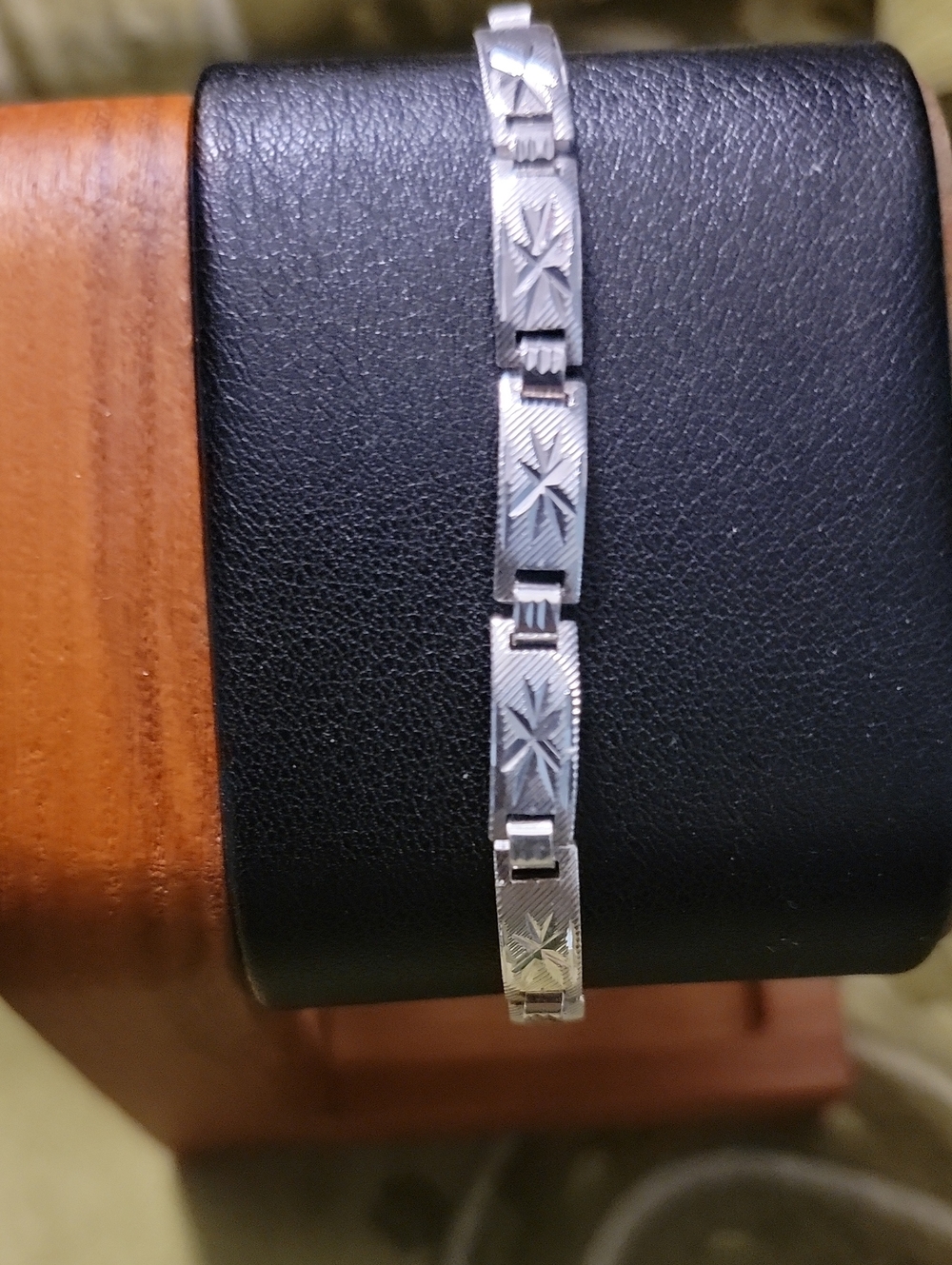 925 Sterling Silver Link Bracelet - Sleek Geometric Design